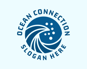 Ocean Tsunami Badge logo