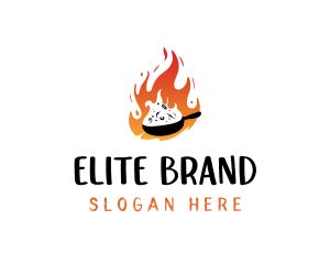 Hot Cuisine Food Logo