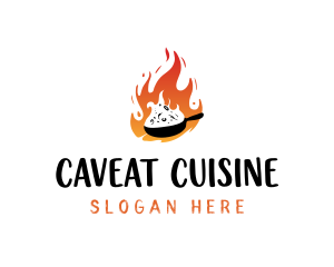 Hot Cuisine Food logo design