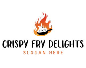 Hot Cuisine Food logo design