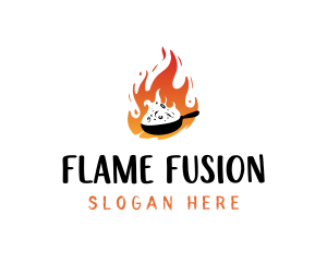 Hot Cuisine Food logo design
