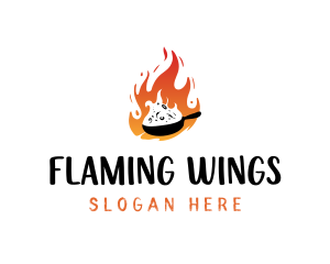 Hot Cuisine Food logo design