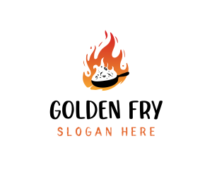 Hot Cuisine Food logo design