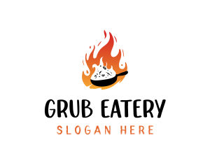 Hot Cuisine Food logo design