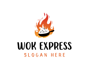 Hot Cuisine Food logo design