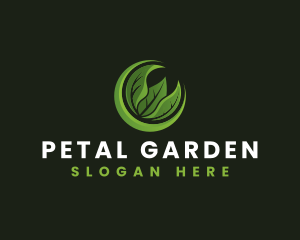 Organic Leaf Gardening logo design