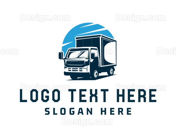 Truck Vehicle Logistics Logo