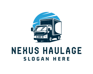 Truck Vehicle Logistics logo design