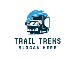 Truck Vehicle Logistics logo design