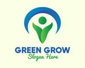 Green Environmentalist Conservation logo design