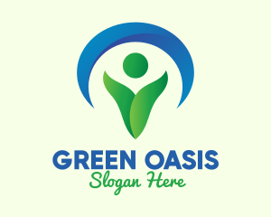 Green Environmentalist Conservation logo design