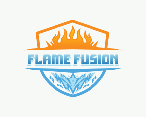 Hot Cold Ventilation logo design