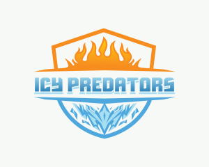 Hot Cold Ventilation logo design