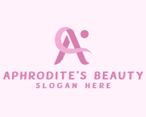 Beauty Cosmetics Makeup Letter A logo design