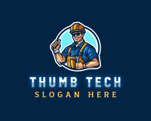 Mechanic Worker Tradesman logo design