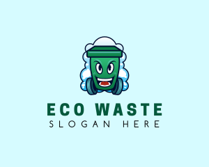 Garbage Disposal Bin logo design