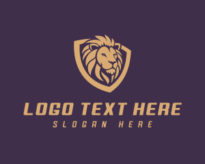 Lion - Investment Lion Shield logo design