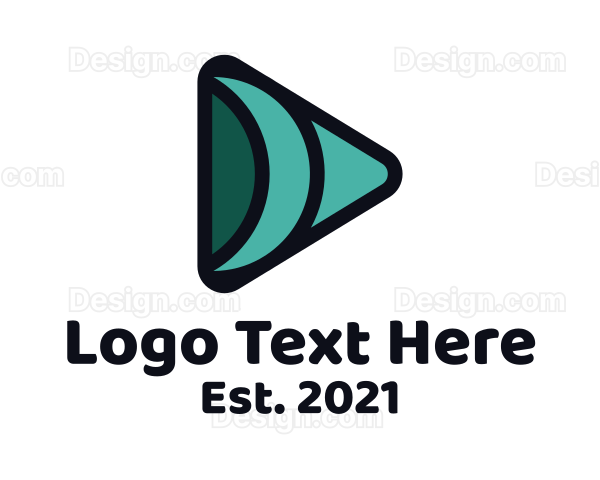 Audio Play Button Logo