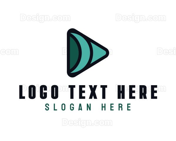 Audio Play Button Logo