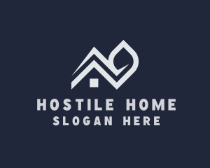 Roofing Home Builder logo design