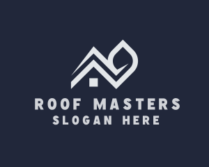 Roofing Home Builder logo design