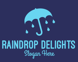 Blue Raindrop Umbrella logo