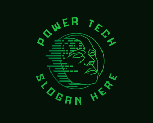 Cyber Pixel Head logo