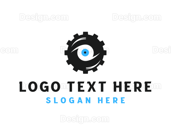 Industrial Cog Eye Logo