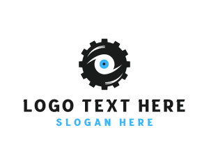 Industrial Cog Eye logo