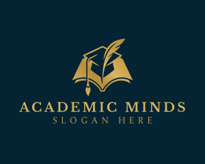 Graduation Learning Book logo design