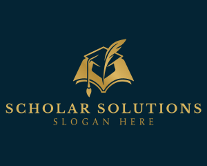 Graduation Book School logo design