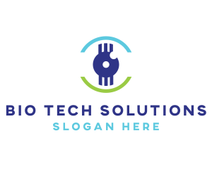 Modern Tech Eye logo design