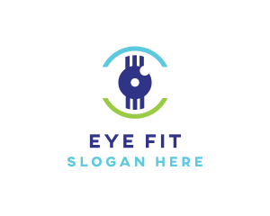 Modern Tech Eye logo design