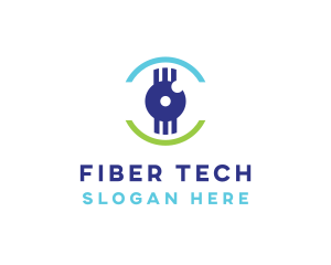 Modern Tech Eye logo design