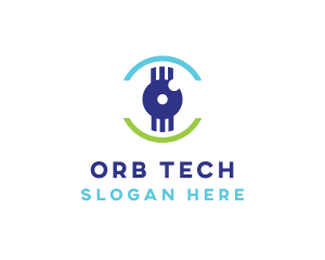 Modern Tech Eye logo design