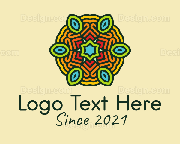 Colorful Mandala Art Logo