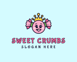 Royal Candy Princess  logo design