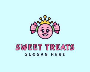 Royal Candy Princess  logo design