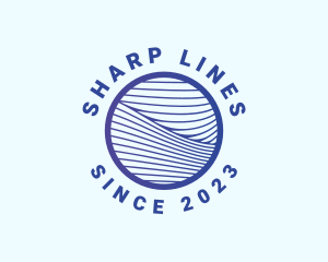 Wave Lines Company logo design