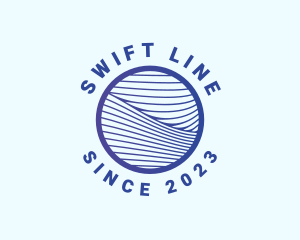 Wave Lines Company logo design