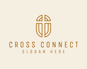 Holy Religious Cross logo design