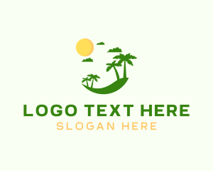 Tropical Beach Island  logo