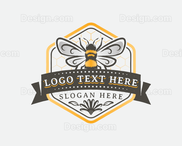 Bee Hive Honey Logo