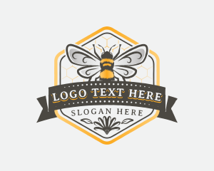 Bee Hive Honey Logo