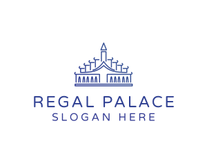 Temple Palace Building logo design