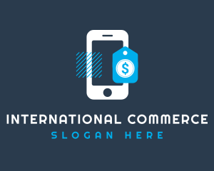 Online Commerce Phone logo design