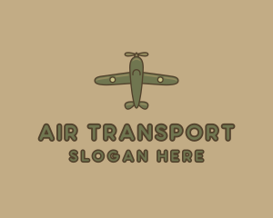 Army Green Aircraft logo design