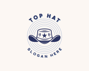 Cowboy Hat Costume logo design