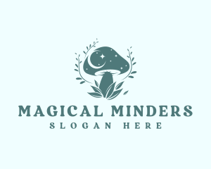 Magical Mushroom Fungus logo design