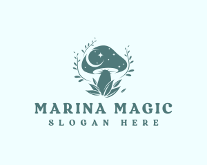 Magical Mushroom Fungus logo design